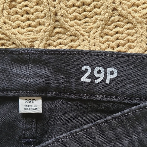 J. Crew 9" Black Demi Boot Crop with Frayed Hem - Size 29P - Picture 8 of 11